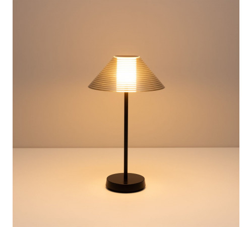 Настольная лампа аккумуляторная Arlight SP-BAGLIORE-3.2W Warm2700 (Черный, 280 deg, 5V) (IP54 Металл) 060832