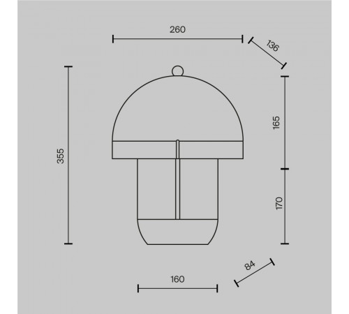 Настольная лампа Maytoni Hope MOD479TL-L14W3K1