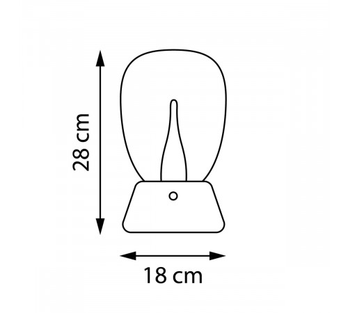 Настольная лампа диммируемая Lightstar Uovo III 807907