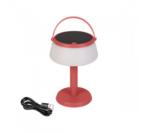 Настольная лампа аккумуляторная Arlight SP-TRAFO-1.5W Warm2700 (Красный, 120 deg, 5V) (IP54 Пластик) 063190