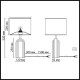 Настольная лампа Odeon Light Midcent Ondulato 7172/1T