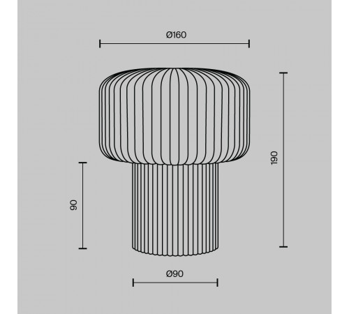 Настольная лампа Maytoni Omaggio MOD404TL-01GR Настольная лампа Maytoni Omaggio MOD404TL-01GR