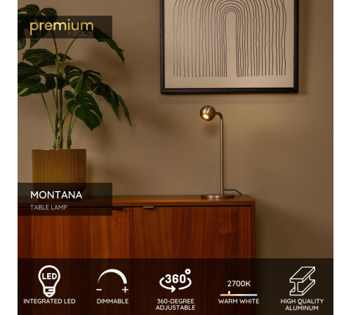 Настольная лампа Lucide Montana 68500/05/15