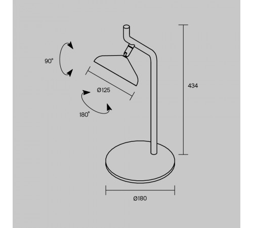Настольная лампа Maytoni Vita MOD451TL-L8B3K1