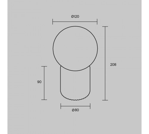 Настольная лампа с аккумуляторм Maytoni Omaggio MOD404RL-L3BG3K