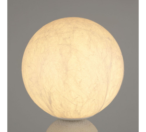 Настольная лампа Arlight SP-SILKA-TAB-R150-6W Warm2700 (WH, 330 deg, 230V, TOUCH-DIM) (IP20, Натуральный шелк) 056890