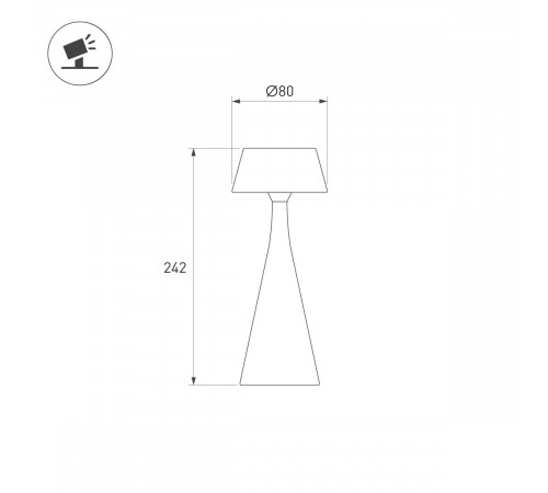 Настольная лампа с аккумулятором Arlight SP-TOMMY-TAB-2W Warm3000-MIX (SG, 154 deg) (IP54 Металл) 056087 Настольная лампа с аккумулятором Arlight SP-TOMMY-TAB-2W Warm3000-MIX (SG, 154 deg) (IP54 Металл) 056087
