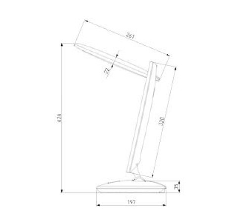Настольная лампа Elektrostandard Saturn TL80930 белый 4690389136313