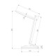 Настольная лампа Elektrostandard Saturn TL80930 белый 4690389136313