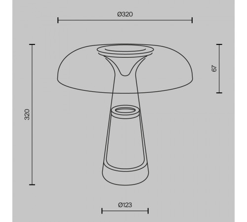 Настольная лампа Maytoni Artefact MOD484TL-L8BK
