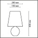Настольная лампа Lumion Comfi Avalona 8119/1T