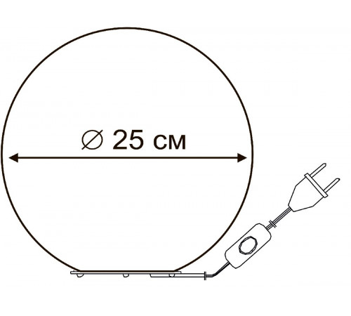 Настольная лампа Arte Lamp Sphere A6025LT-1WHG