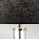 Настольная лампа Elstead Lighting ORB-CLEAR-PN-BLK