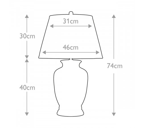 Настольная лампа Elstead Lighting MORRIS-TL-LARGE