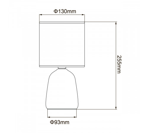 Настольная лампа Uniel UML-B305 E14 WHITE UL-00012419