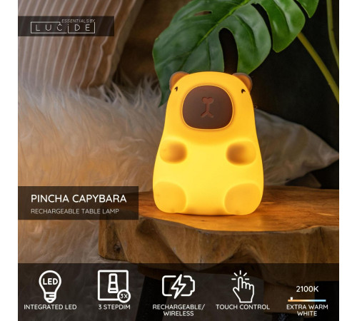 Настольная лампа Lucide Pincha Capybara 54500/01/38