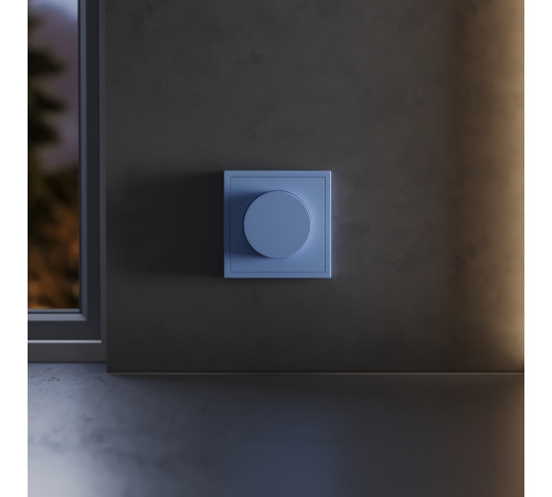 Накладка для светорегулятора поворотно-нажимного Voltum S70 (деним) VLS002015