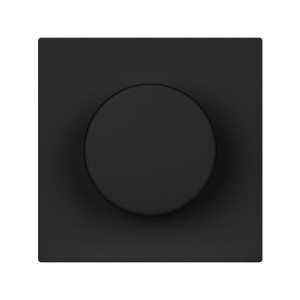 Лицевая панель светорегулятора Arlight PNL-NOBE-FB-SFPL-BK  (Черный оникс) 060261