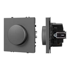 Светорегулятор задний фронт TRIAC серый базальт софт-тач Arlight SWT-DLR-SFPL-GR (250V, 300W) (Серый базальт) 054327(2)