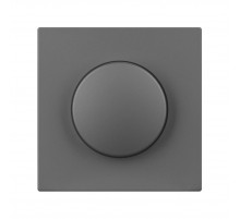 Лицевая панель светорегулятора Arlight PNL-NOBE-FB-SFPL-GR  (Серый базальт) 060262