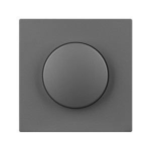 Лицевая панель светорегулятора Arlight PNL-NOBE-FB-SFPL-GR  (Серый базальт) 060262