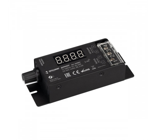 Диммер Arlight TY-SIRIUS-101-83-DIM (12-24V, 1x20A, ZB, 2.4G) (IARL, IP20 Металл) 060801