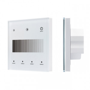 Сенсорная панель Arlight SMART-DALI-301-11-1G-4SC-DT6 Белая (230V, встраиваемая, 2.4G) (IARL, IP20 Пластик) 046561