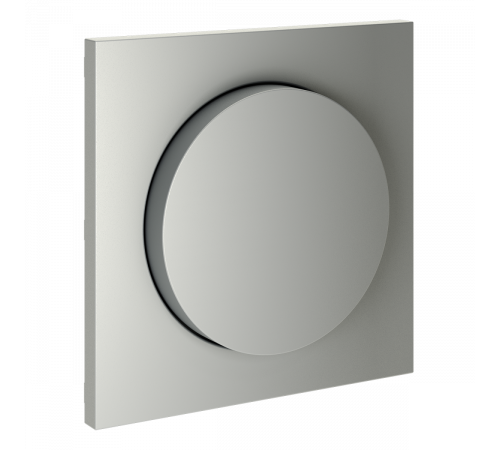 Накладка для светорегулятора поворотно-нажимного Voltum S70 (сталь) VLS002005