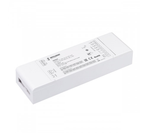 Диммер Arlight SMART-CC-205-62-SH-PD-SUF (12-48V, 5x150-500mA, ZB, 2.4G) 038236 Диммер Arlight SMART-CC-205-62-SH-PD-SUF (12-48V, 5x150-500mA, ZB, 2.4G) 038236