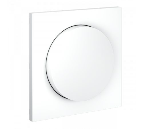 Накладка для светорегулятора поворотно-нажимного Voltum S70 (белый матовый) VLS002002