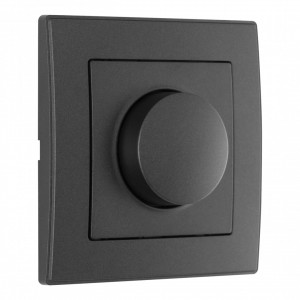 Диммер с рамкой Arte Milano SET06-1-48-1 black