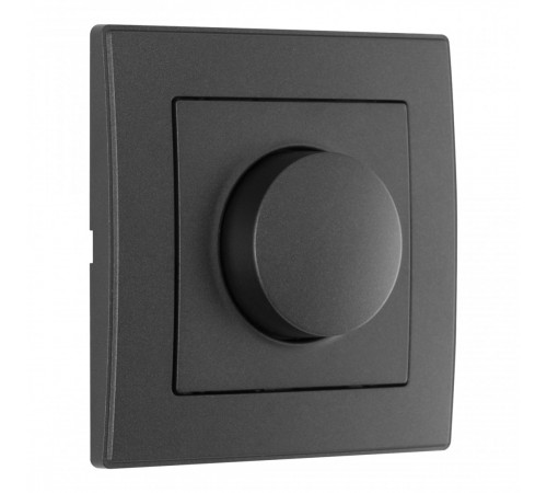 Диммер с рамкой Arte Milano SET06-1-48-1 black Диммер с рамкой Arte Milano SET06-1-48-1 black