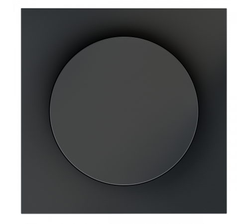 Накладка для светорегулятора поворотно-нажимного Voltum S70 (графит) VLS002007