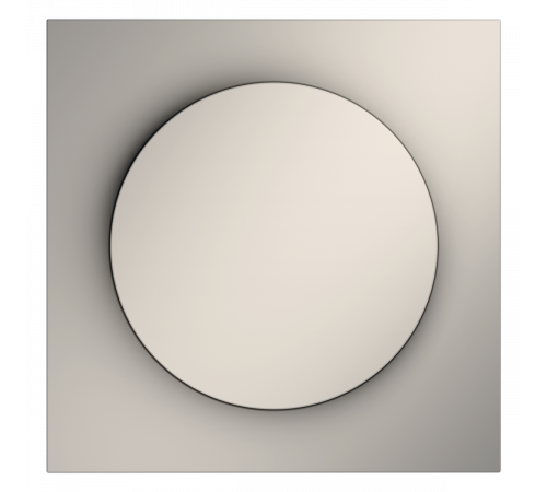 Накладка для светорегулятора поворотно-нажимного Voltum S70 (кашемир) VLS002003