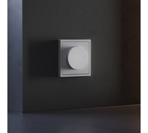 Накладка для светорегулятора поворотно-нажимного Voltum S70 (серый) VLS002016