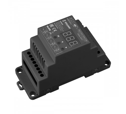 Диммер Arlight SMART-DALI-104-62-ADDR-RGBW-DT6/DT8-PD-DIN Black (12-48V, 4x5А) (IARL, IP20 Пластик) 039147(1)