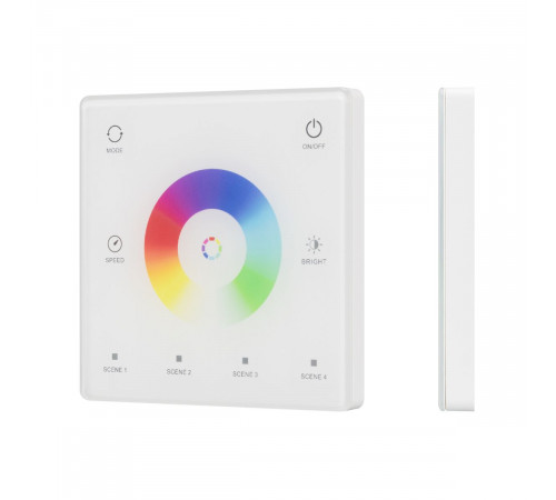 Сенсорная панель Arlight SMART-SPI-801-11-4SC-RGBW-SUF White (3V, 2.4G) (IARL, IP20 Пластик) 059244