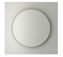 Накладка для светорегулятора поворотно-нажимного Voltum S70 (сталь) VLS002005