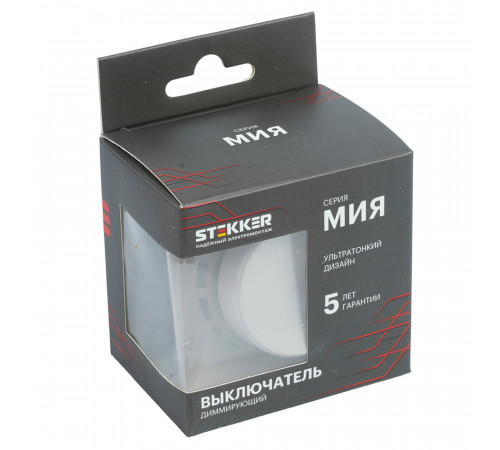 Выключатель диммирующий Stekker Мия RSW10-3106-08 пудровый жемчуг 50567