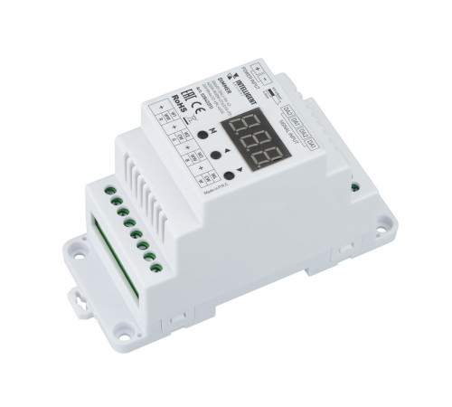 Диммер Arlight SMART-DALI-104-62-ADDR-RGBW-DT6/DT8-PD-DIN White (12-48V, 4x5А)  (IARL, IP20 Пластик) 028422(1)