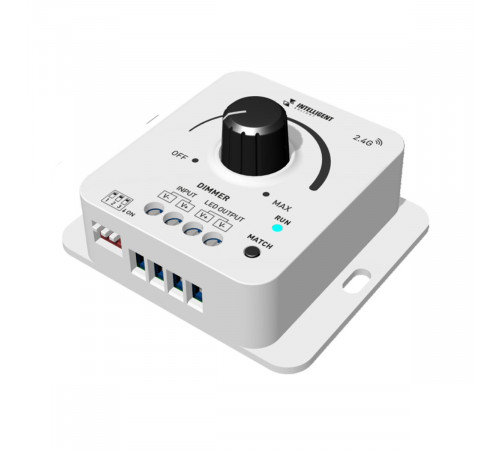 Диммер Arlight SMART-PWM-101-32-DIM-SUF (12-48V, 1x8A, 2.4G) (IARL, IP20 Пластик) 050417