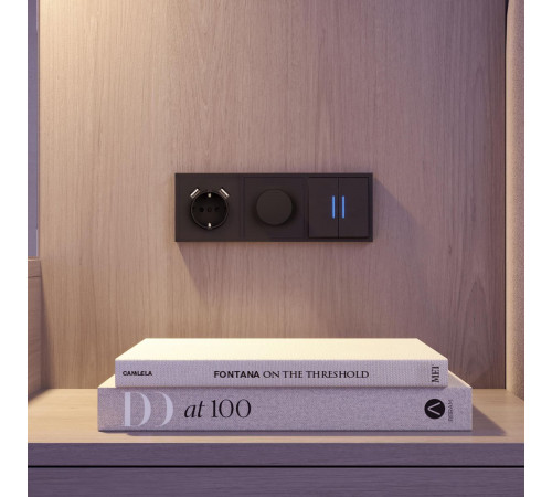 Механизм светорегулятора Arlight SWT-NOBE-DLR-SFPL-BK (250V, 300W) (Черный оникс) 054325(1)