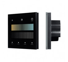 Сенсорная панель Arlight SMART-DALI-301-11-1G-4SC-DT8 Черная (230V, встраиваемая, 2.4G) (IARL, IP20 Пластик) 046562