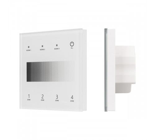 Сенсорная панель Arlight SMART-DALI-301-11-4G-3SC-DT6 Белая (230V, встраиваемая, 2.4G) (IARL, IP20 Пластик) 060790