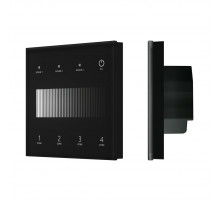 Сенсорная панель Arlight SMART-DALI-301-11-4G-3SC-DT6 Черная (230V, встраиваемая, 2.4G) (IARL, IP20 Пластик) 060789