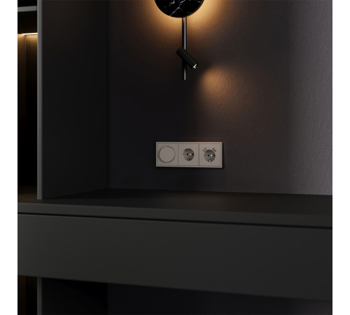 Накладка для светорегулятора поворотно-нажимного Voltum S70 (капучино) VLS002014