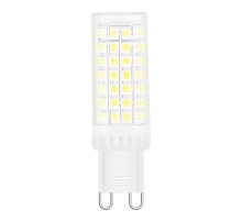 Лампа светодиодная диммируемая Gauss G9 5,5W 6500K прозрачная 107309355-D