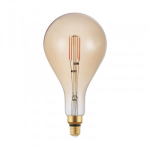 Светодиодная диммируемая лампа Eglo E27 4W 2200K груша янтарная 12592