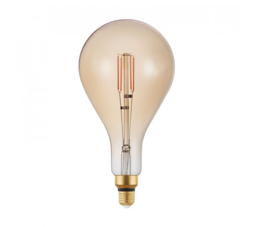 Светодиодная диммируемая лампа Eglo E27 4W 2200K груша янтарная 12592