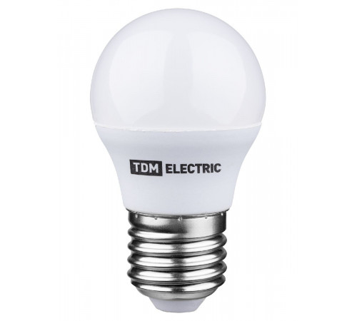 Лампа светодиодная диммируемая TDM Electric E27 6W 3000K прозрачная SQ0340-0203